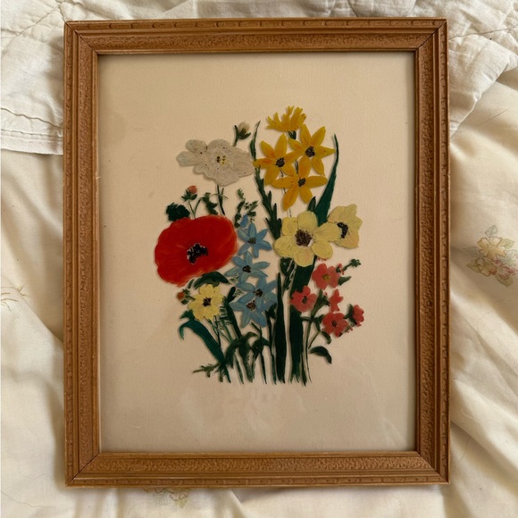 Set of two floral paintings - Picture 1 of 4